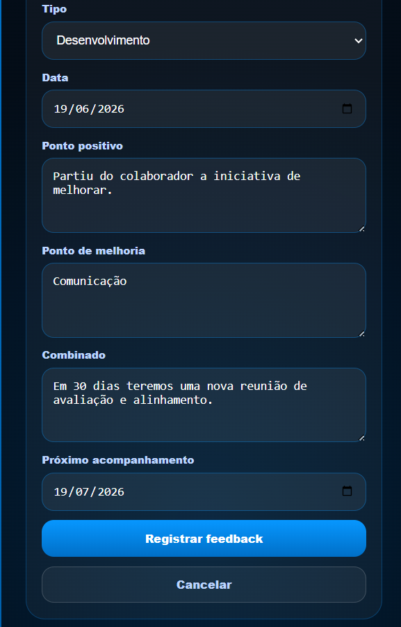Feedback etapa 3